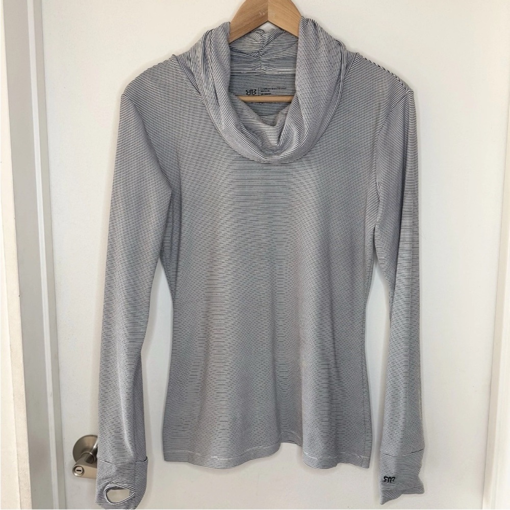 Gray Cowl Neck Sweater